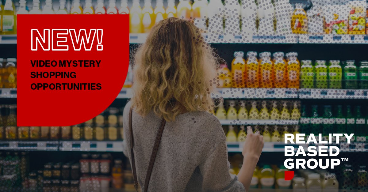 At RBG, we have video mystery shopping opportunities for you.

Interested? Click to learn more and apply: hubs.ly/Q032h5fP0 

#RealityBasedGroup #RBG