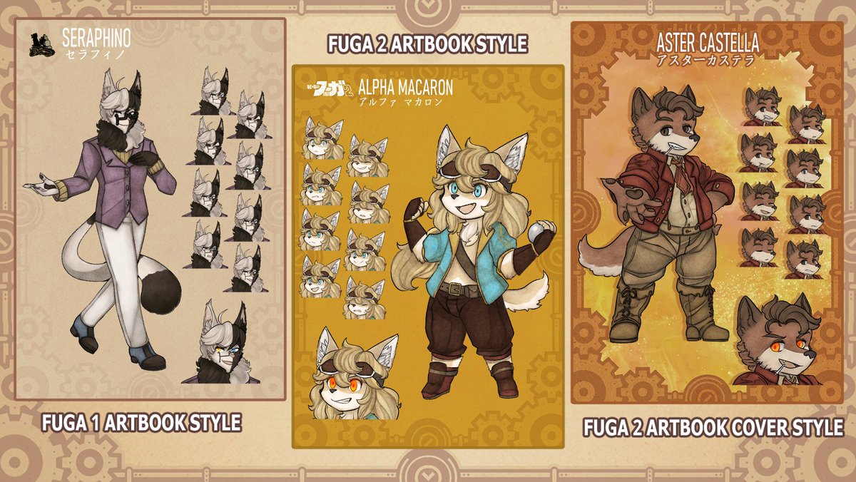 Efter_delta's tweet image. Hello ! Here&apos;s my new pricesheet for my #FUGA&apos;s style commissions ! 🐾
Here&apos;s all the informations you need ! If you have any questions, do not hesitate !

#FugaMelodiesOfSteel #戦場のフーガ #Fuga2 #commission #furryart #art