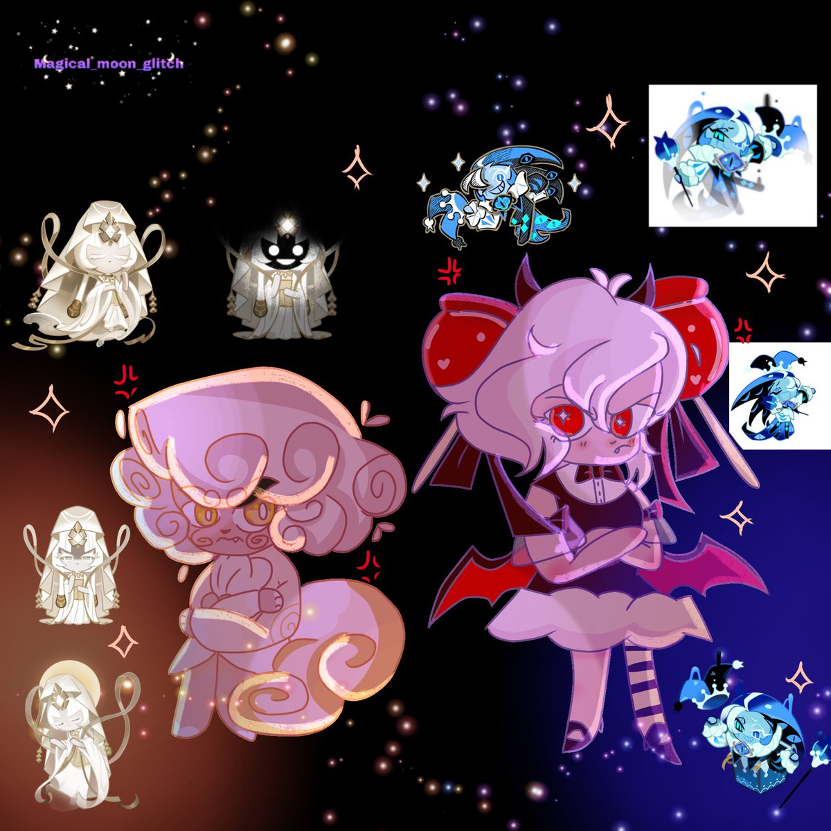 MagicalMoon9's tweet photo. Guys help them decide who’s better

Mystic Flour or Shadow Milk? 

#cookierunkingdom #cookierunkingdomfanart #cookierunfanart #crkfanart #CRK https://t.co/NXMtiIsVjN