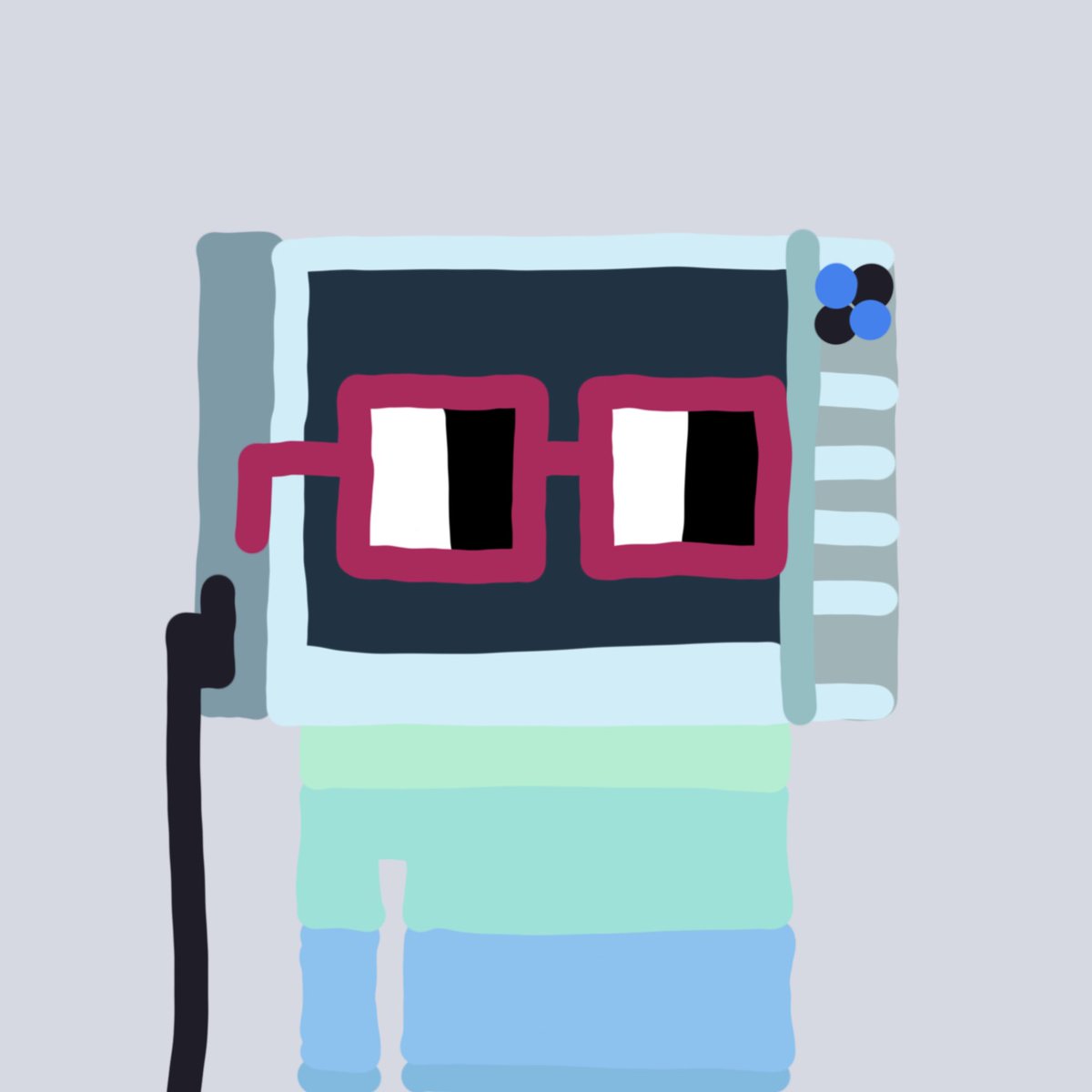 Noun 1385 👉 nouns.wtf/noun/1385

same but with less effort (pixels) and more fine art (hand-drawn) 🧃🧃