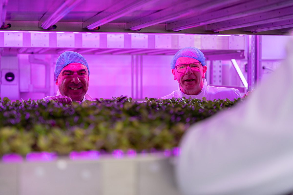 SRUC's tweet photo. The SRUC Vertical Farming Innovation Centre was opened by @JimFairlieLogie at our Edinburgh campus. The facility will be available to students and researchers to support new skills and knowledge of growing a range of plants under controlled growing conditions. https://t.co/d2ANjiZQLf