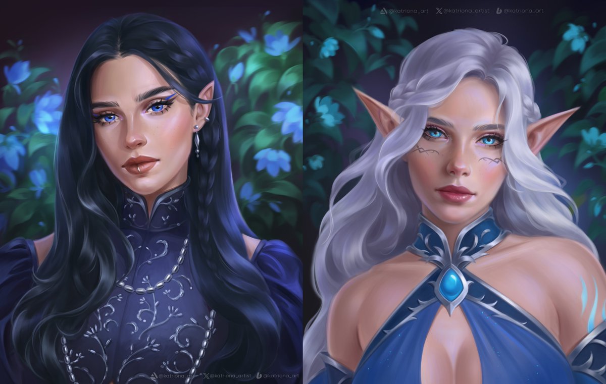 katriona_artist's tweet photo. My name is Katriona and I'm a digital illustrator who draws fantasy characters✨

#PortfolioDay #PORTFOLIODAY2025 https://t.co/n2CdFnnaMM