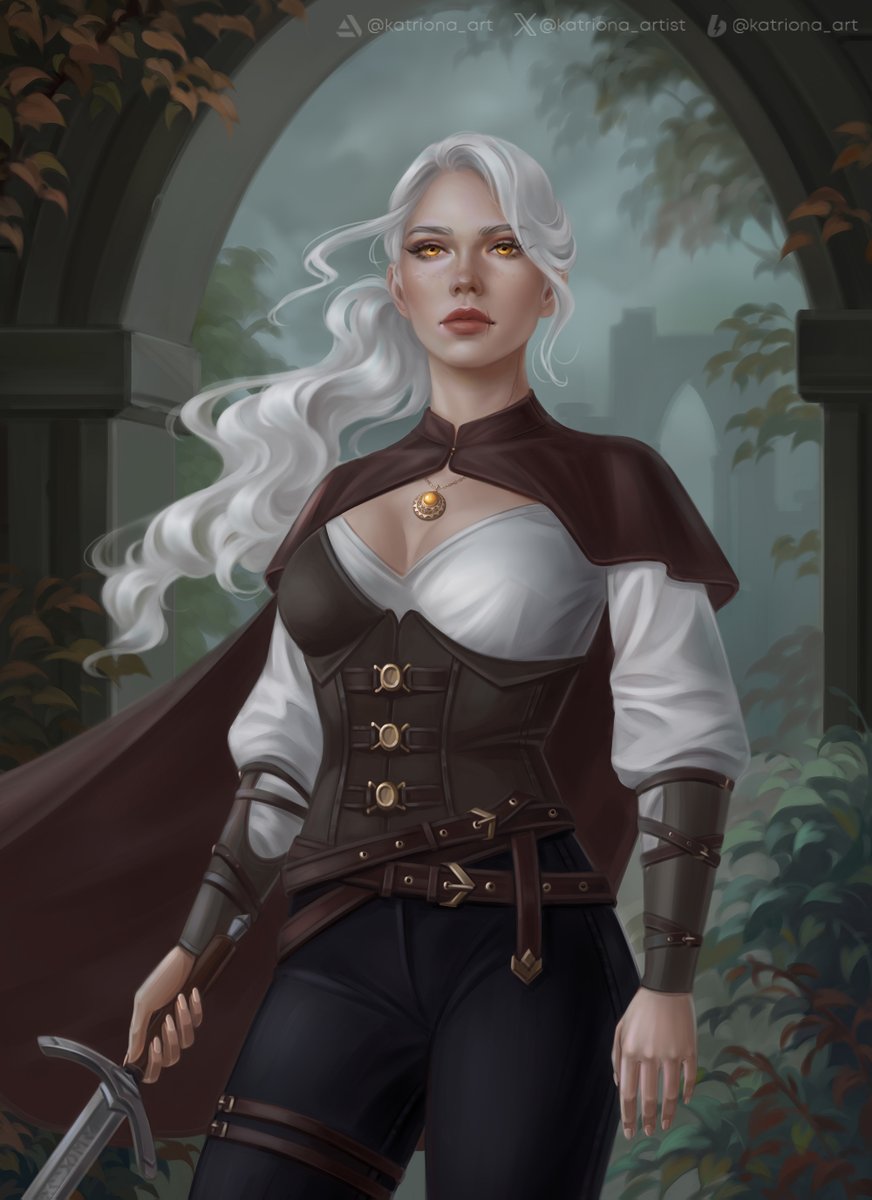 katriona_artist's tweet photo. My name is Katriona and I'm a digital illustrator who draws fantasy characters✨

#PortfolioDay #PORTFOLIODAY2025 https://t.co/n2CdFnnaMM