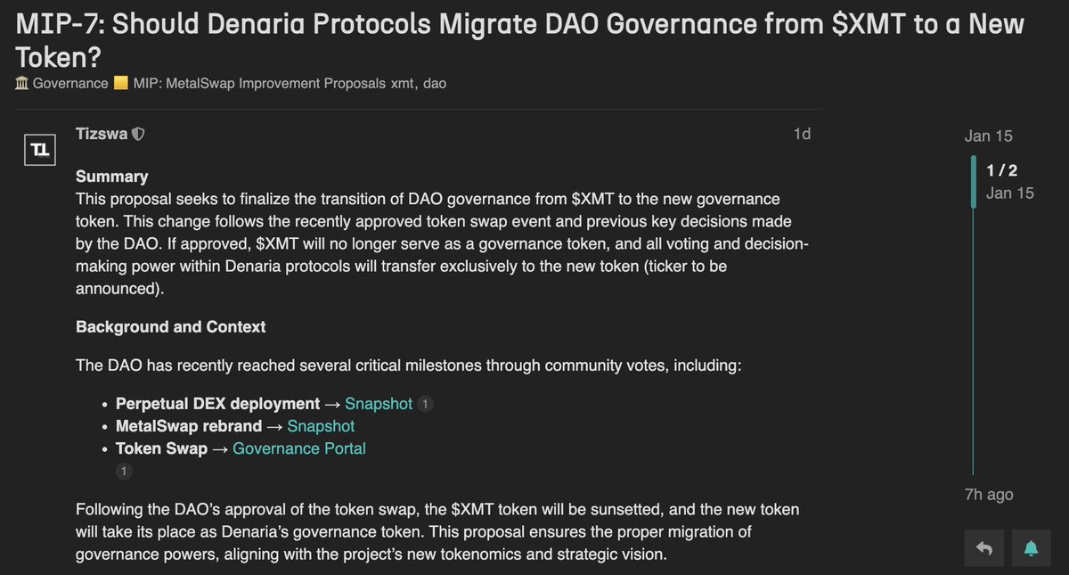 Denaria Hub tweet media