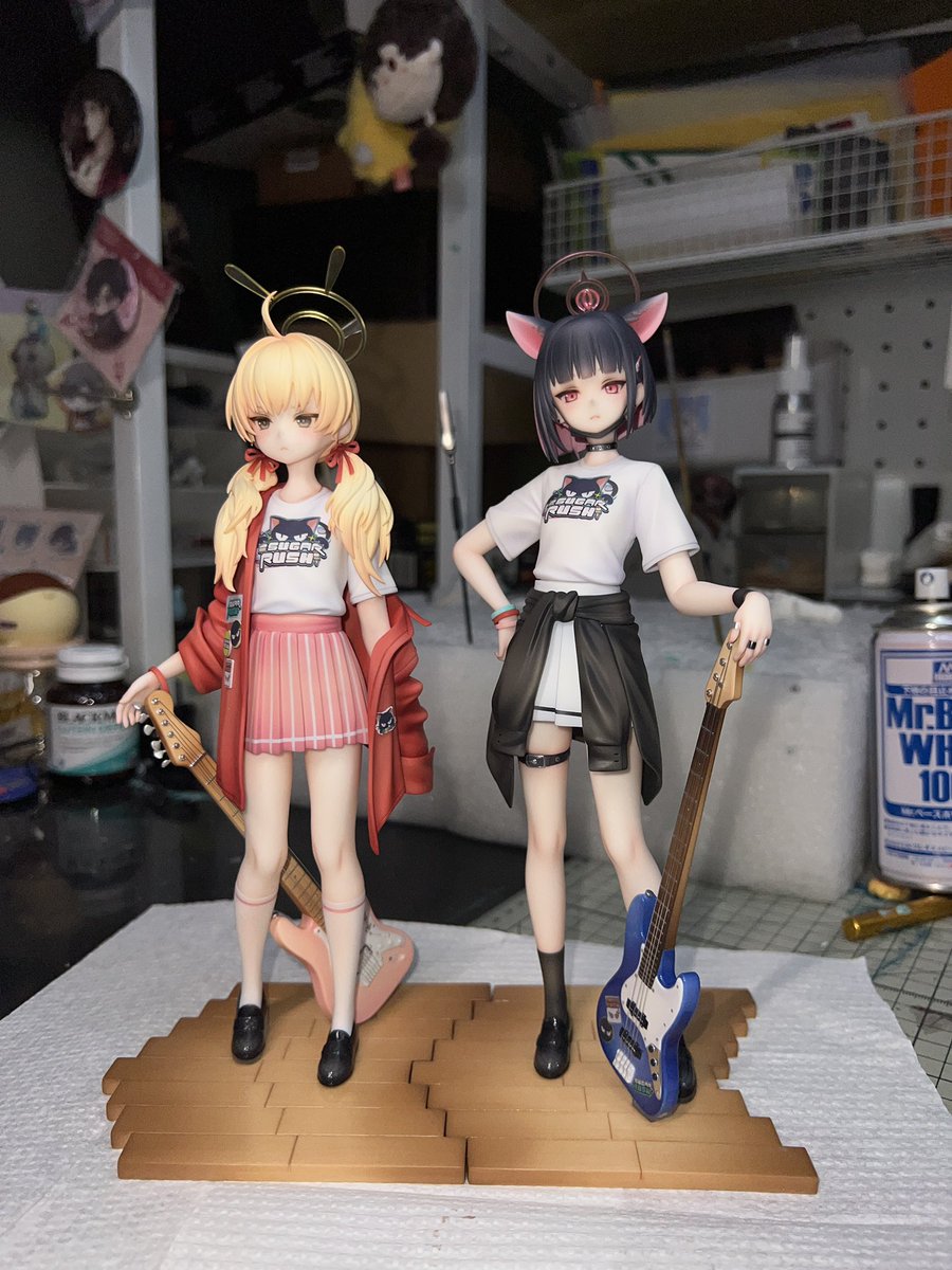 boilbanana's tweet photo. #ブルアカ #BlueArchive #블루아카 
done！🎸完美原型来自@Momo_Studio1 https://t.co/hsdLjc6Esr