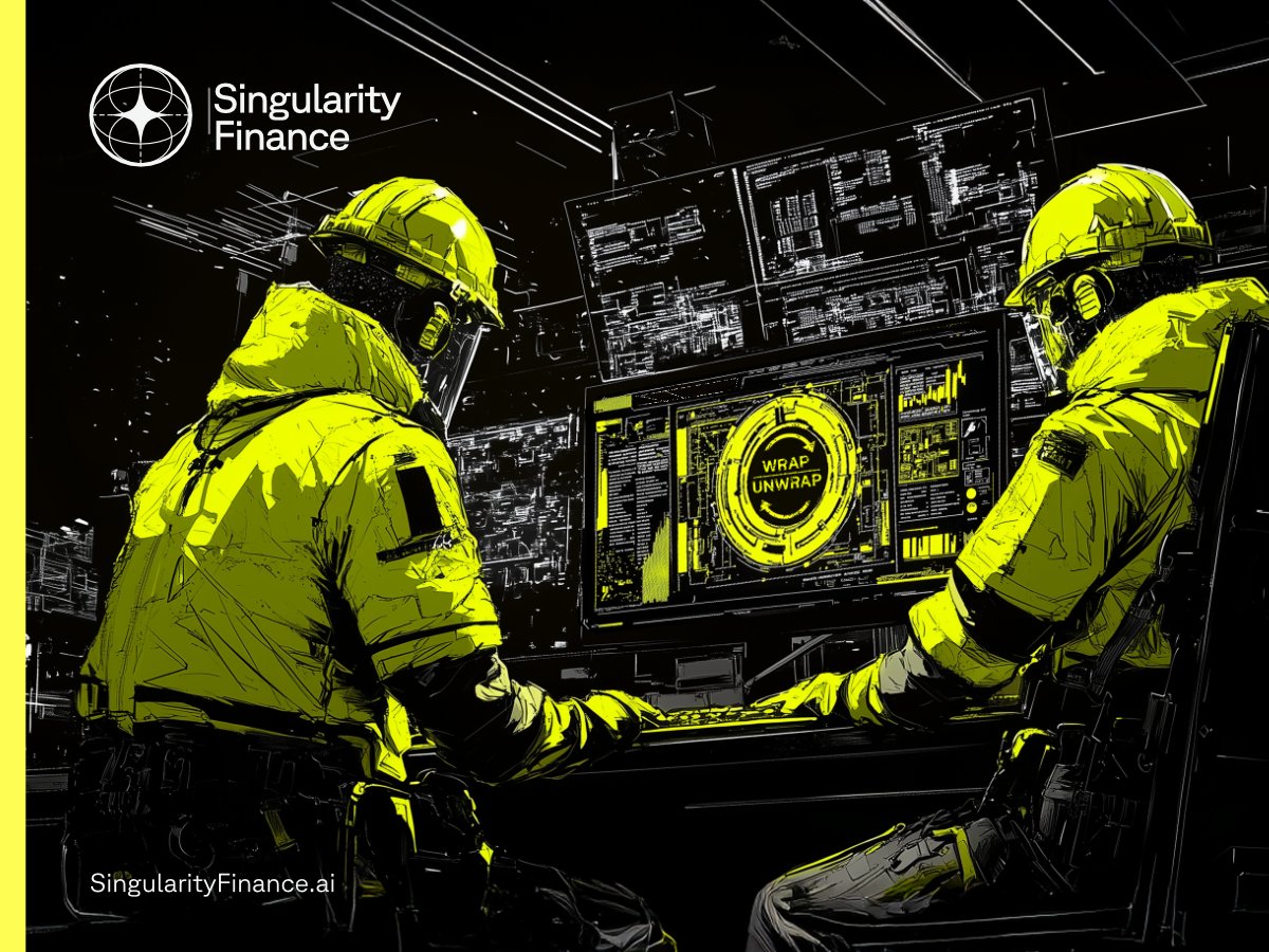 Singularity_Fi's tweet photo. Community Update: 

With over 1M+ transactions on-chain daily, we’re optimising our system to focus on what truly benefits the community. As the Wrap/Unwrap process is well-tested, we’re removing the incentive for now to make way for new tasks and exciting rewards for the dApp. 

Stay tuned—New Rewards Coming Soon... 👀