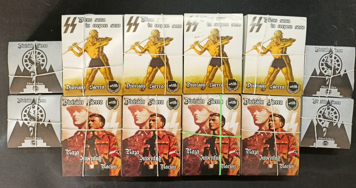 Nuevo surtido de pegatinas de División Sierra. Pedidos y más información al privado.

No parar hasta conquistar. 🤚🏻