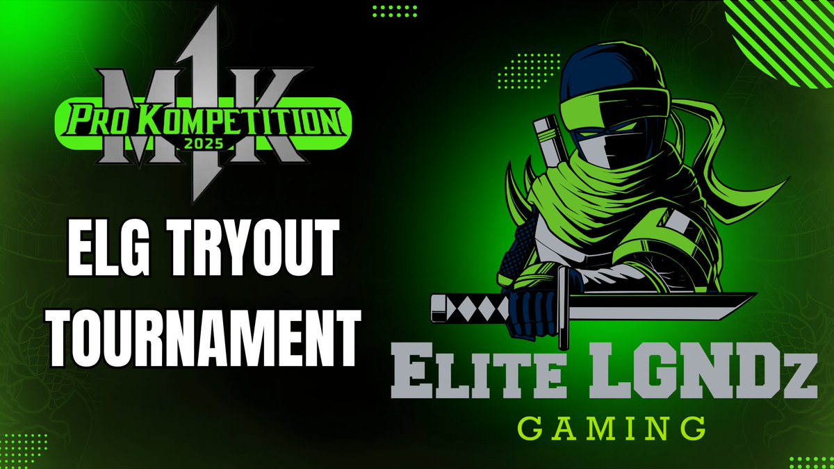 With the announcement of Pro Kompetition Season 2 for <a href="/MortalKombat/">Mortal Kombat 1</a> , we are looking to add some new blood to the roster , so with that being said DM us or comment on this post if you would like to attend our first ever ELG tryout Tournament!