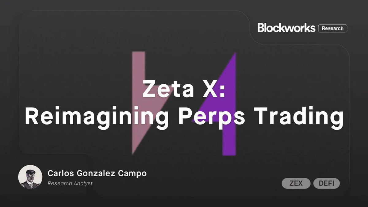 blockworksres's tweet photo. 1/ @ZetaMarkets is making a bold bet, redesigning its perps DEX from the ground up. Could Zeta X be an inflection point for the protocol?

- Built on Bullet, an ultra-low latency rollup on Solana
- CEX performance meets DEX security
- Mainnet expected in Q1 2025

Let's dive in 👇 https://t.co/i0GC8yIxxu
