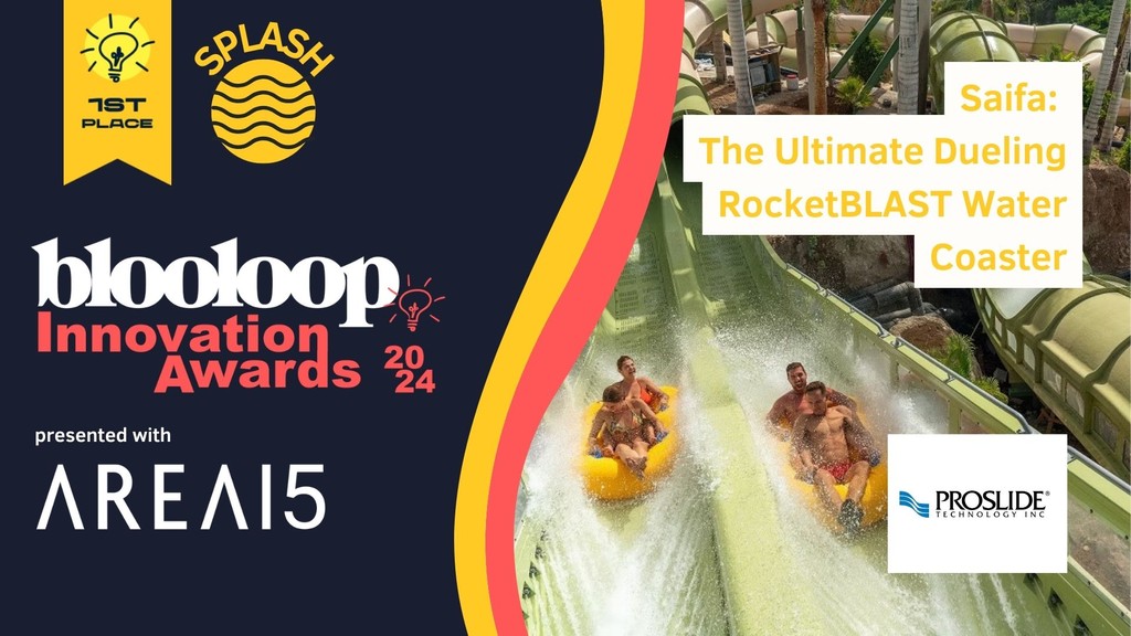 Blooloop's tweet image. Congratulations to Saifa, Dueling RocketBLAST Water Coaster from @ProSlideTech 🎉

1st place in the blooloop #InnovationAwards Splash category.

tinyurl.com/ymmjfubu

Thanks to our friends at @AREA15official