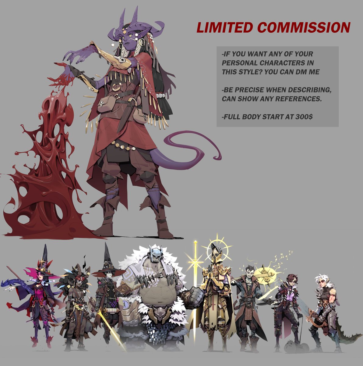 GVanaka's tweet image. I open some commission for this month :)