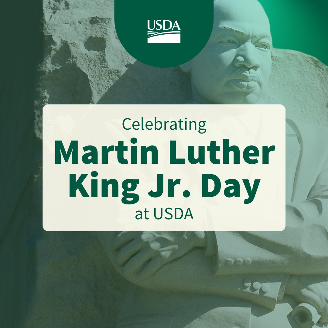 From all of us here at Rural Development, have a happy Martin Luther King Jr. Day!