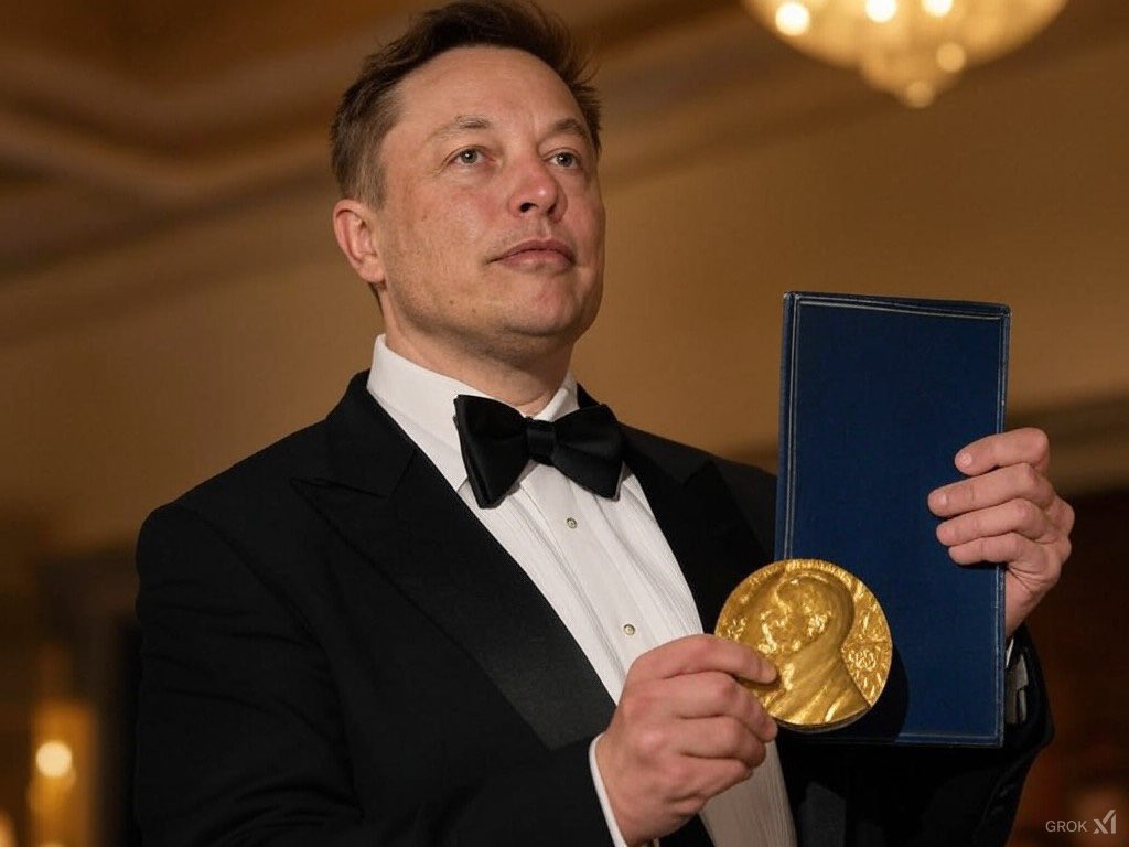 Would you support Elon Musk receiving the Nobel Peace Prize for saving free speech?
