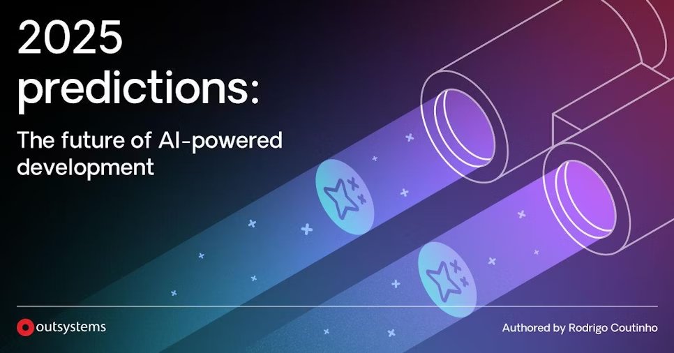 Curious about the future of AI in #AppDevelopment? OutSystems Co-founder and AI Product Manager, <a href="/rodrigo_sc_/">Rodrigo SC</a> , shares key trends and predictions for #AI in 2025.

Read more: bit.ly/3Px7auZ