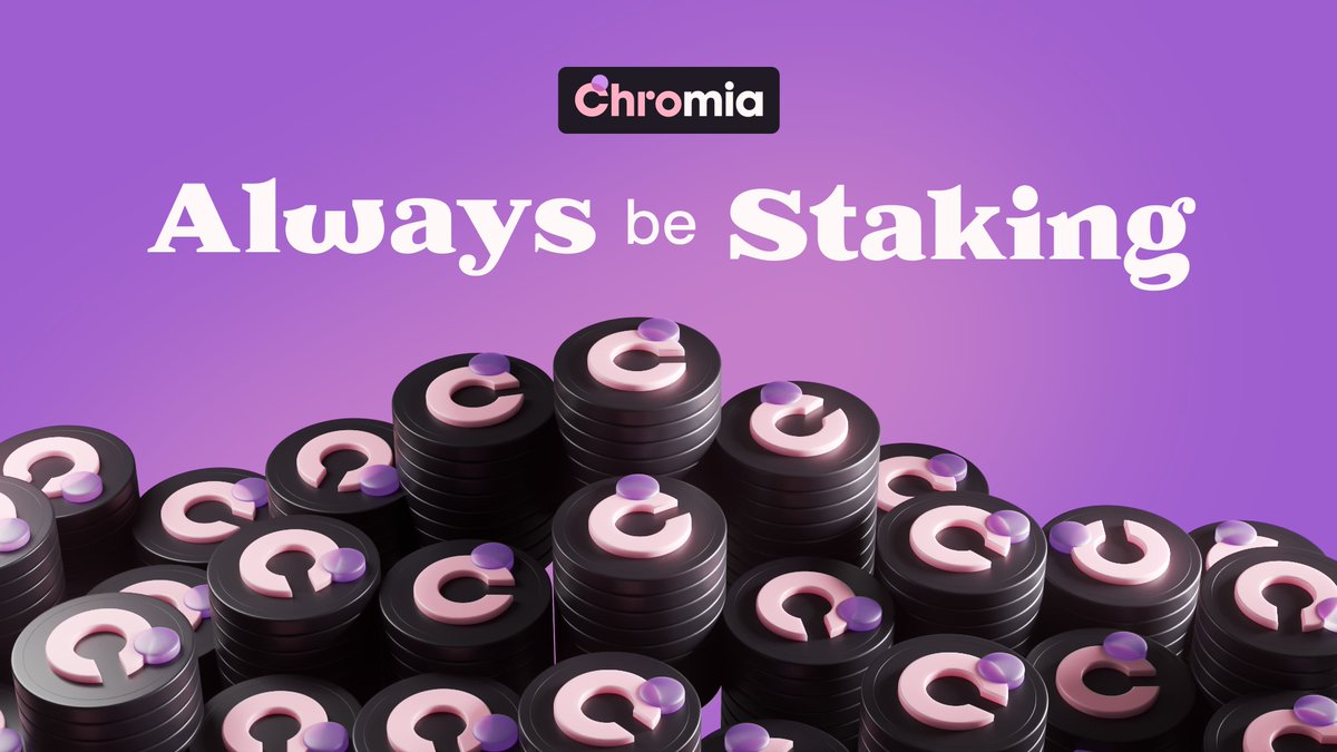 Chromia's tweet photo. More #airdrops are coming for $CHR stakers 👀 https://t.co/3sFlc4UHuF