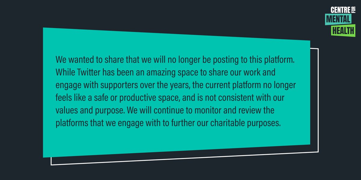Centre for Mental Health tweet media