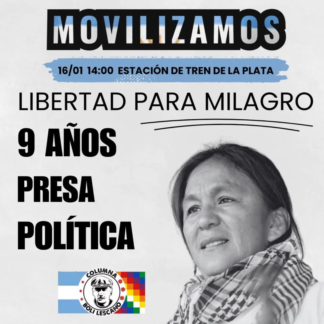 #CaravanaPorMilagroSala