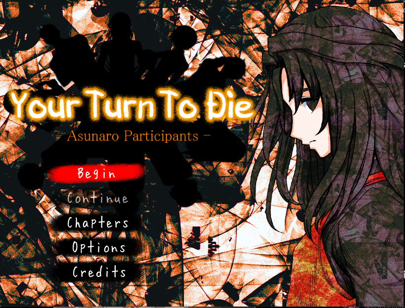 YTTDASP's tweet photo. We are pleased to announce the official release of Chapter 1 Part 1 of Your Turn To Die - Asunaro Participants! You can download it in Spanish and English on our Itchio page! If you encounter any bugs, please let us. We hope you enjoy it! 

https://t.co/v96sXpUPaw https://t.co/q6hE0RWVTx