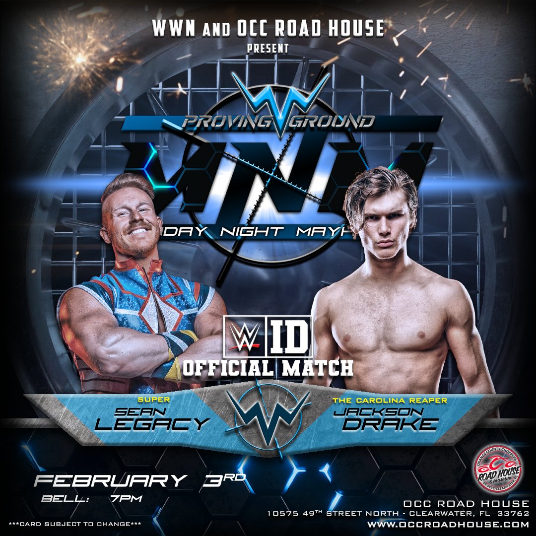 Streaming Live on WWNLive.com &amp; ClubWWN.com