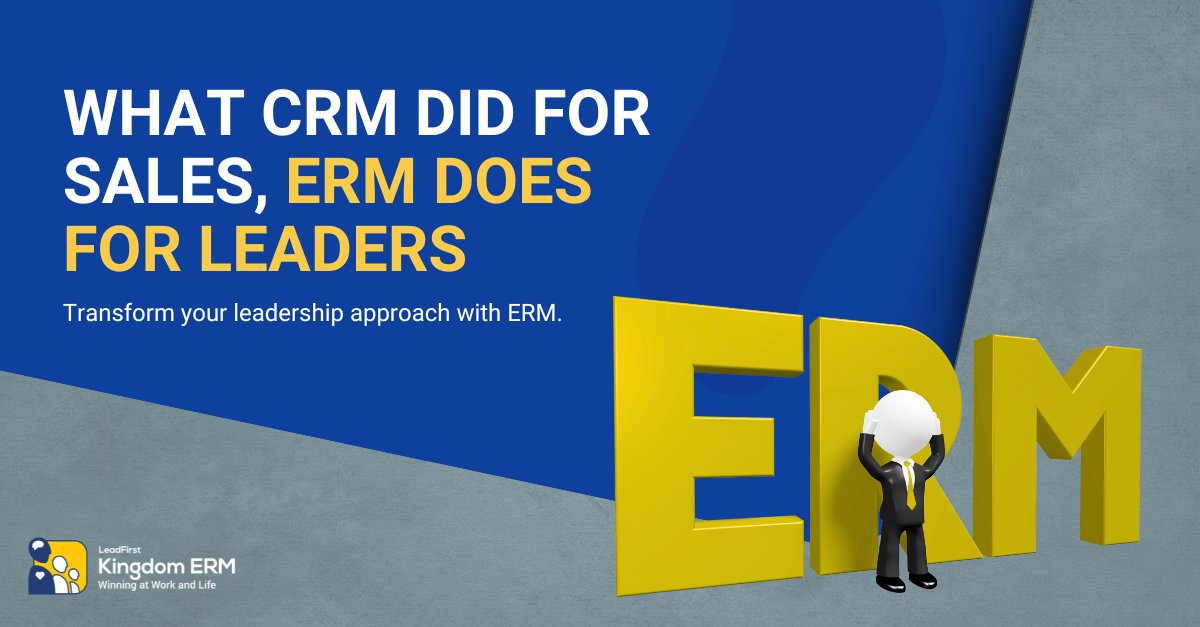 CRM changed customer relationships. ERM transforms employee relationships. Kingdom ERM helps you lead with tools that make an impact. Join our free webinar 👉 leadfirst.ai/webinars/kingd… #ERMRevolution #LeadershipTools