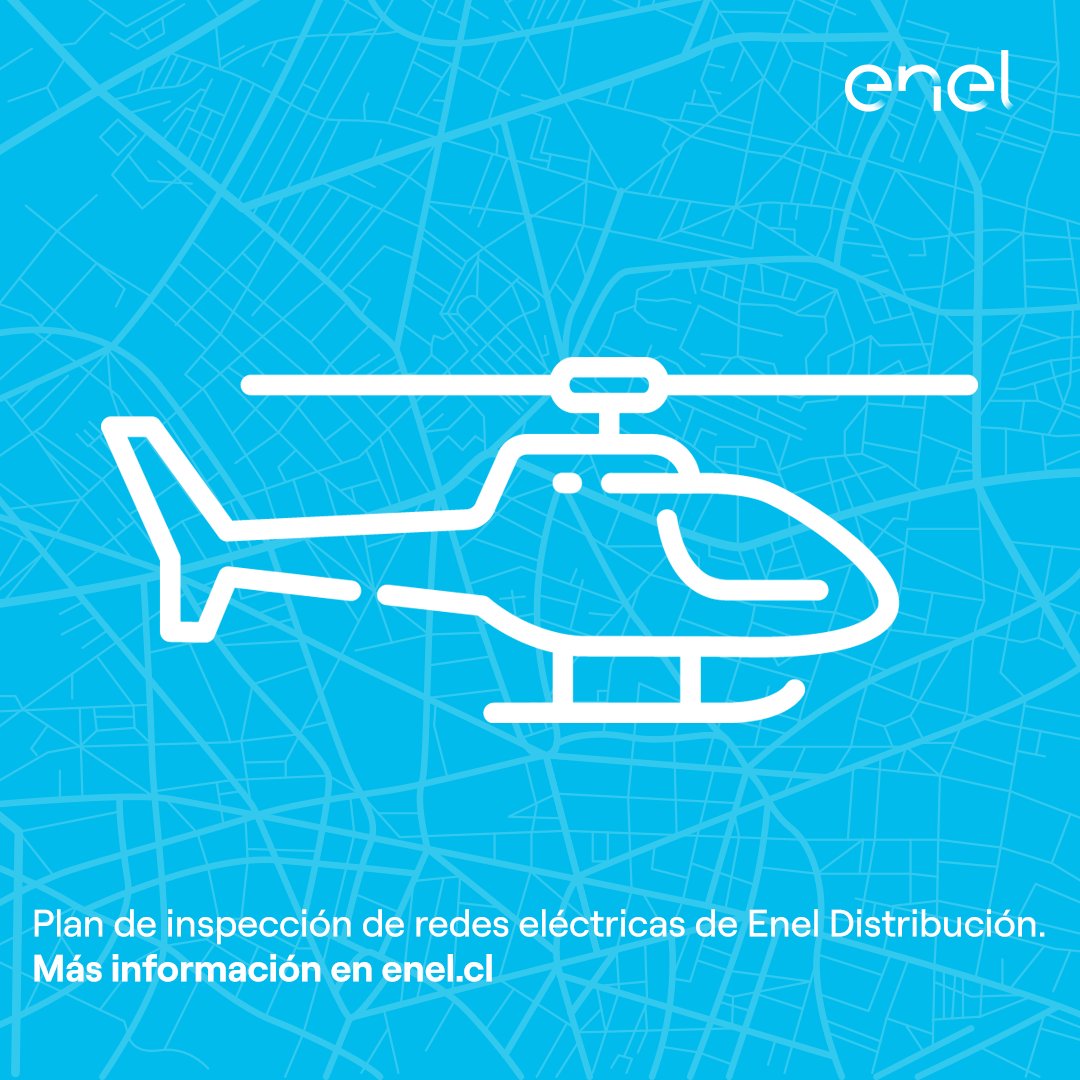 Enel_Informa_CL's tweet photo. Como parte de nuestro Plan de Inspección Preventiva, estamos realizando monitoreo de redes eléctricas.
Si quieres saber cuándo será en tu comuna, revisa el calendario aquí 👉🏼 https://t.co/xYSbhTtgZ6
#MonitoreoDeRedes https://t.co/oVynH0kPrY