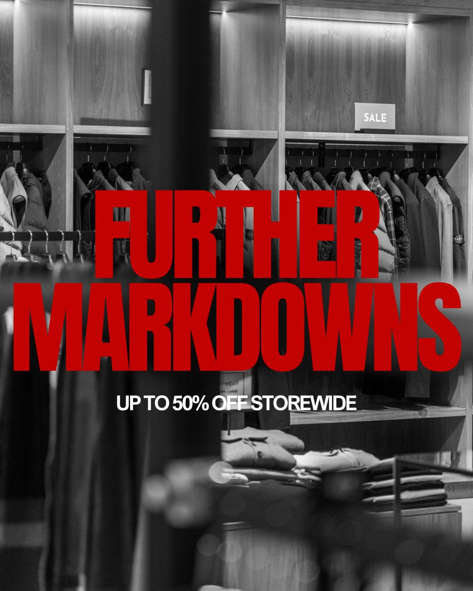FURTHER MARKDOWNS - UP TO 50% OFF STOREWIDE

Shop up to 50% off our best-selling brands and take advantage of free shipping within North America on orders of $500 or more. 

bit.ly/453P4HG