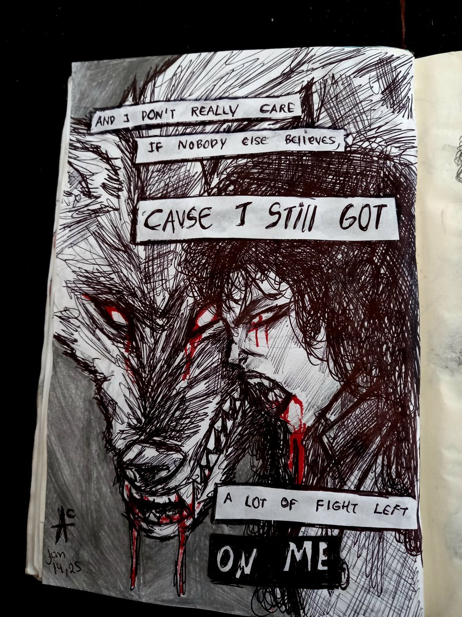 internchaos's tweet photo. wolf inside 🐺 #persona #art https://t.co/M0FgW7rM9r