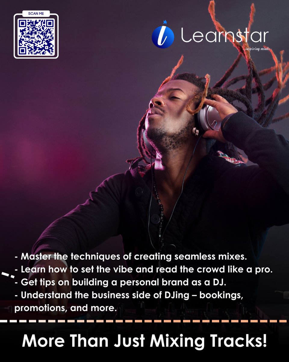 Learnstarapp's tweet photo. Dream of becoming a pro DJ? Learn from the best in Mastering the Art of DJing with #DJXclusive on @Learnstarapp This isn’t just about mixing tracks, but mastering the craft, building brand and turning your passion into a career.
#LearnWithDJXclusive #Learnstar #Learners #Nigeria https://t.co/A1XWFJIqwz