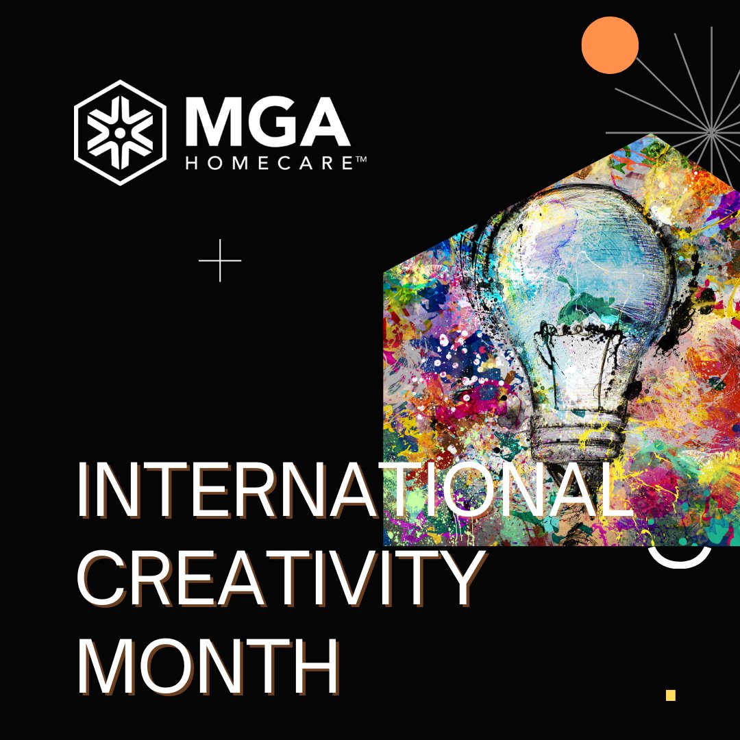 MGAHomeHealth's tweet image. Let’s celebrate the power of imagination and the limitless possibilities that come with creative thinking! Whether it’s through art, music, writing, or problem solving, creativity is all around us and it’s what drives innovation and joy. #UnlockYourImagination #CreateWithPassion