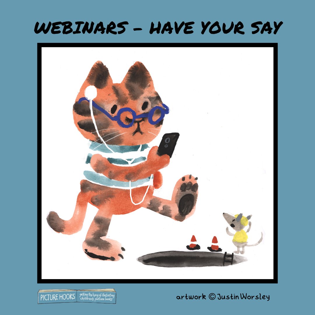 Our free webinars are always super popular – so many of you tell us that they're a really helpful resource for you as emerging illustrators. So, we wanted to hear your requests for topics for the ones we'll be running this year! Post what you'd like to learn down below ☺️
