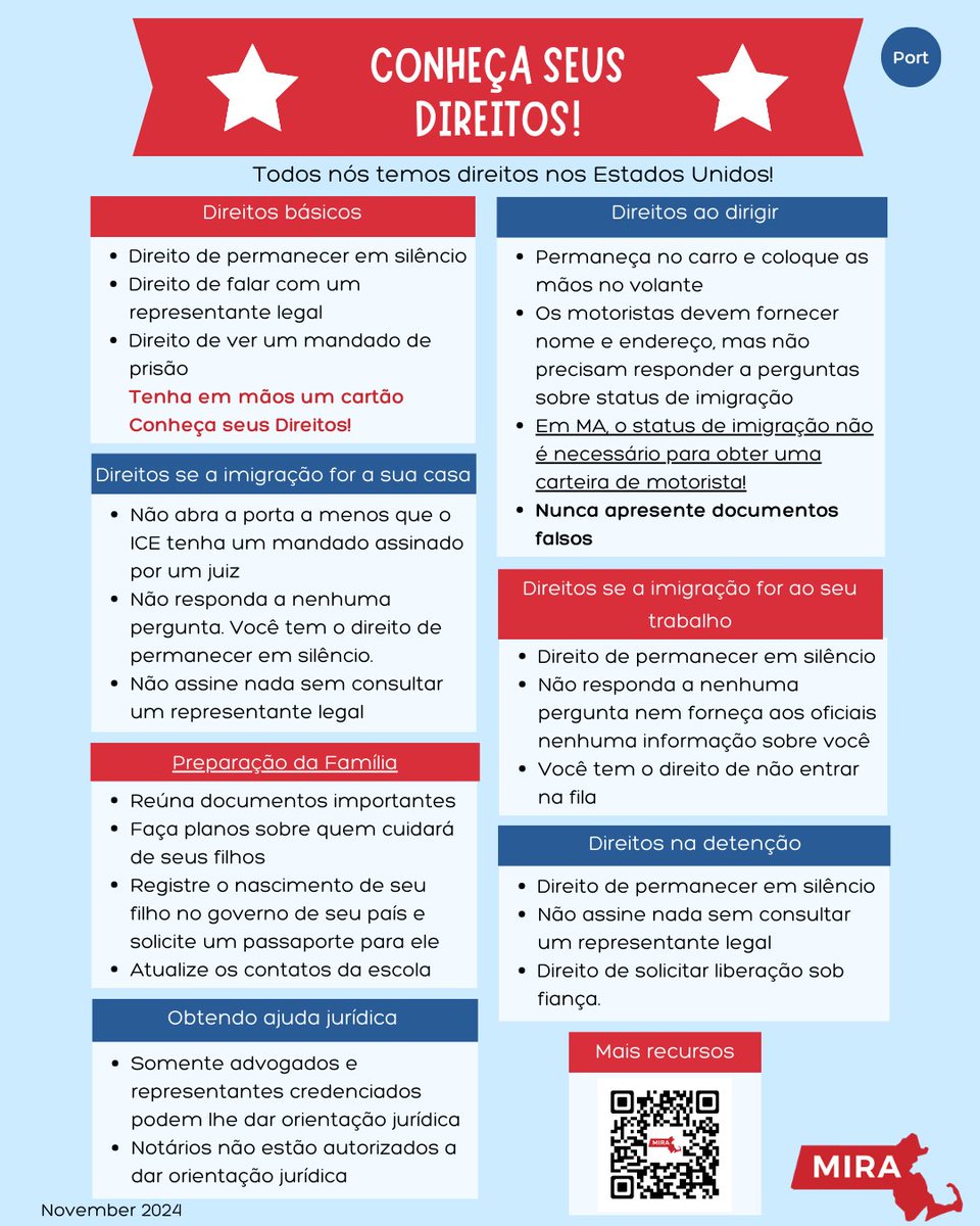 MIRACoalition's tweet image. Whether you’re a U.S. citizen, a green card holder, a student on a visa, or undocumented, you have legal rights!
Find out more information and resources on our website ➡️ bit.ly/KYRMIRA