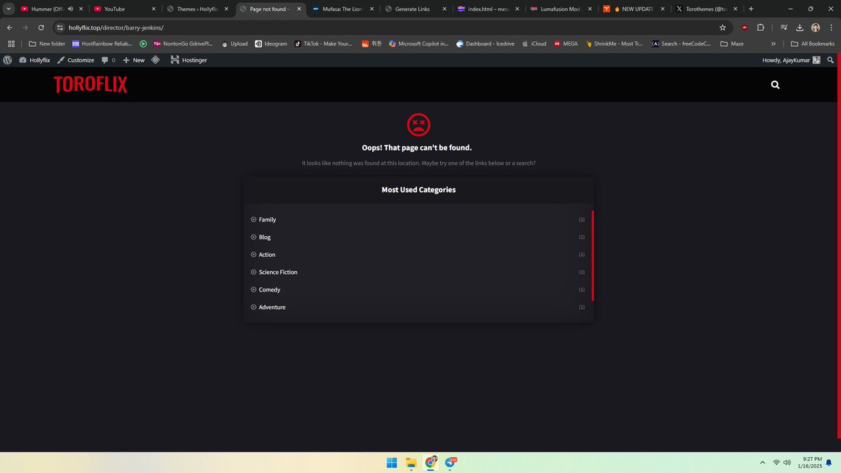 AjayKumar581's tweet photo. @torothemes Hi when I add movie and tv show and link on view post button post not showing https://t.co/M0YVm4VYR7