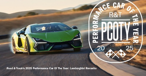Lamborghini's tweet photo. We are fiercely proud. Lamborghini Revuelto is the performance car of the year. Again.​ #Lamborghini #Revuelto #FromNowOn https://t.co/5GAsZHb3pO