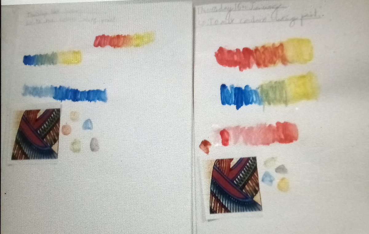 hillsideyr3's tweet photo. A fabulous afternoon colour mixing and matching to Egyptian art. https://t.co/jzv44BJyUr