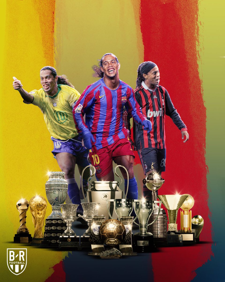brfootball's tweet photo. Seven years ago, Ronaldinho hung up his boots. 

Joga bonito forever 🤙🇧🇷 https://t.co/pmvxbrM4U0