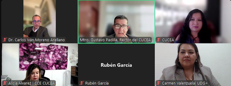 carlosivanmoren's tweet photo. Con el rector @LGustavoPadilla, dimos la bienvenida a 121 estudiantes de 1er ingreso a la Lic Marketing Digital en modalidad virtual del @CUCEA_OFICIAL

Es uno de los programas de mayor matrícula en @udg_oficial (+1,100), impartido a través del ecosistema #UDGVirtual de @UDGPlus https://t.co/mLy0ZlVPFZ