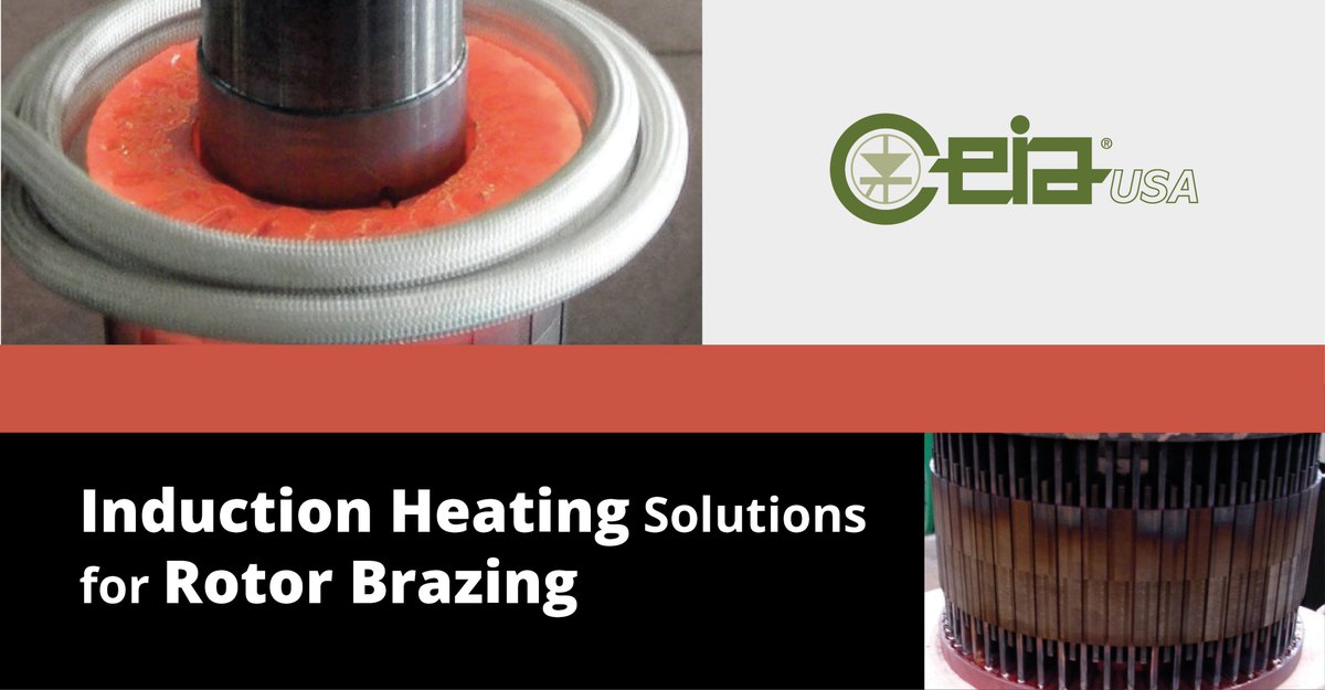 CEIA Induction Heating Systems for Rotor Brazing  Achieve fast, consistent, and highly accurate results with CEIA's induction heating systems. Designed for industries like automotive, aerospace, and energy, our systems ensure excellent process controllability, energy efficiency,
