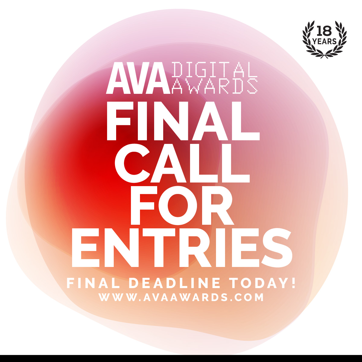 AVA Digital Awards (@ava_awards) on Twitter photo Today is the day! You have until midnight tonight (1/16/25) to get those entries in (or email us requesting an extension). Enter online at AVAawards.com or emails us at info@AVAawards.com Today is the day! You have until midnight tonight (1/16/25) to get those entries in (or email us requesting an extension). Enter online at AVAawards.com or emails us at info@AVAawards.com