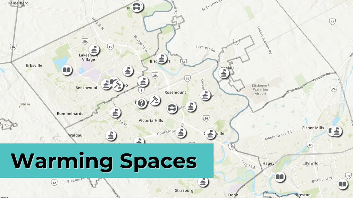 Visit a warming space near you to get shelter from the cold ❄️These are safe &amp; warm environments that everyone can access to get relief from the cold: regionofwaterloo.ca/warming-spaces