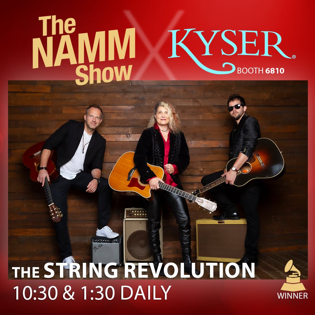 The String Revolution is a Grammy Award® winning guitar trio known for their virtuosity and inventive arrangements. With a blend of precision and creativity, they redefine the instrumental guitar format, delivering an electrifying and emotive musical experience.