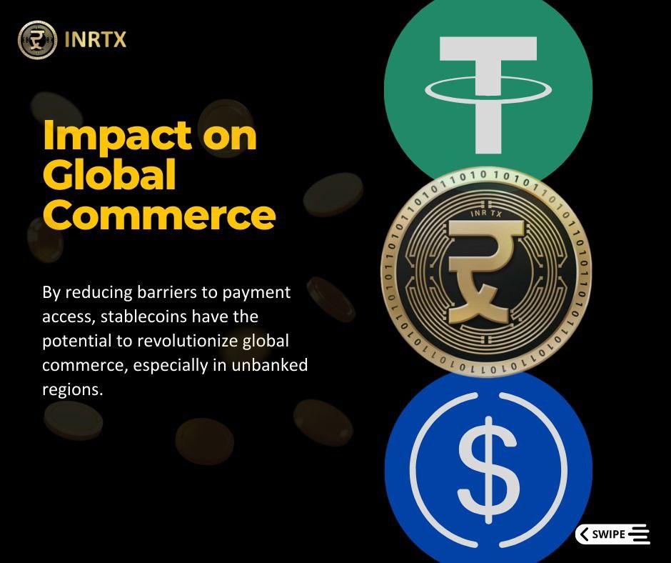 inrtx_io's tweet photo. 💡 From bridging traditional and #decentralized #finance to powering global commerce, stablecoins are driving innovation at every level. 

✨Stay ahead with INRTX, the INR-based stablecoin. Experience the future of digital #payments today.

📢Follow our social media for updates. Join our Telegram community to stay connected!