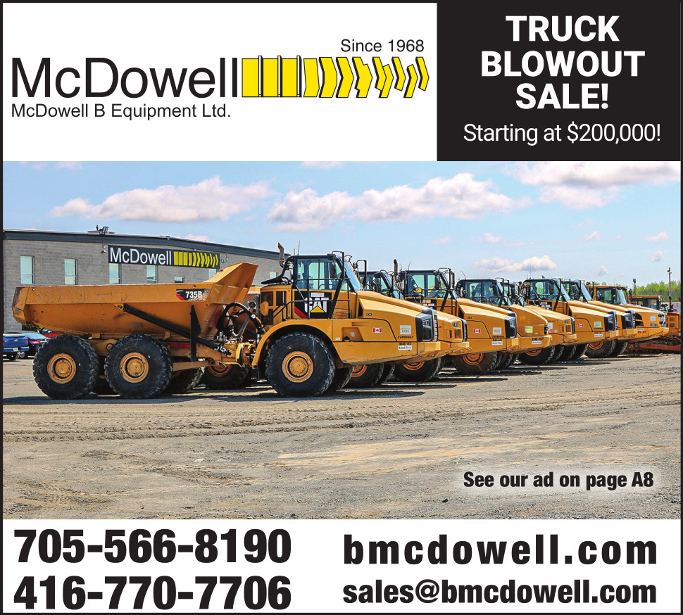 Check Out Our Upcoming Ad In The Next Issue Of The Equipment Journal Featuring Our Truck Blowout Sale ! <a href="/BMcDowellEquip/">B.McDowell Equipment</a> <a href="/EquipJournal/">Equipment Journal</a> #sudbury #barrie #gta #caterpillar #volvo #rocktruck #sale