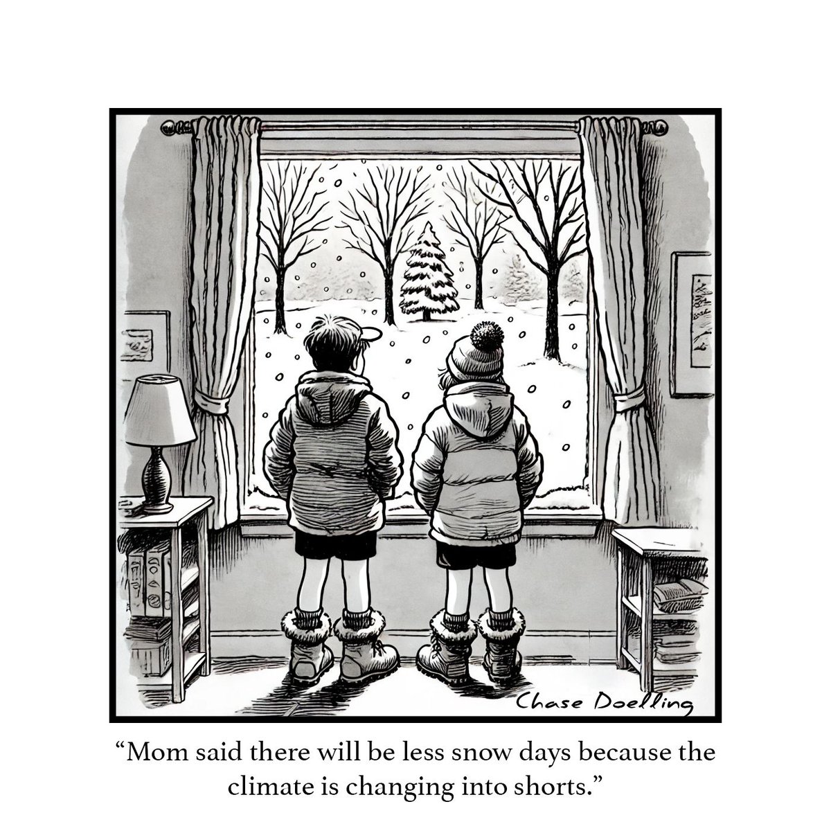 chasedoelling's tweet photo. Snow days #cartoon #cartoons #cartoonsfromchase https://t.co/o9WQeM7mdj