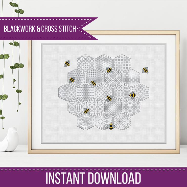 PeppermintPur's tweet photo. Blackwork Worker Bees by Peppermint Purple 
https://t.co/qkcrGfSmZU 

Please visit the website for more Blackwork and Cross Stitch Patterns, along with Free Patterns and Stitch-A-Longs ! https://t.co/dvlI8mbLvl