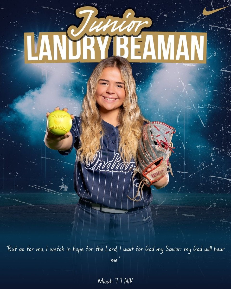 Keller_Softball's tweet photo. Next up is junior utility player Landry! 🥎💙 Her versatility and unwavering dedication make her a standout on the field.

Fav quote: ‘But as for me, I watch in hope for the Lord, I wait for God my Savior; my God will hear me.’ - Micah 7:7 https://t.co/1Sdy9FD9Ff