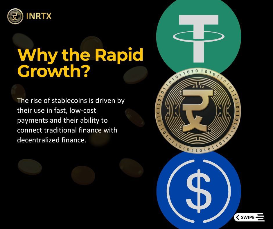 inrtx_io's tweet photo. 🌐 #Stablecoins: Transforming Payments in 2025 🚀

Stablecoins are more than just digital #tokens—they're reshaping global finance. With a projected market value of $500 billion this year, their role in seamless, low-cost, and efficient #transactions is undeniable. https://t.co/5GgsvEtVAi
