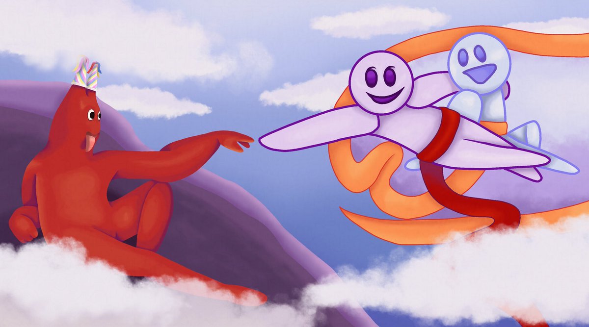 Cats & Goats in space tweet media