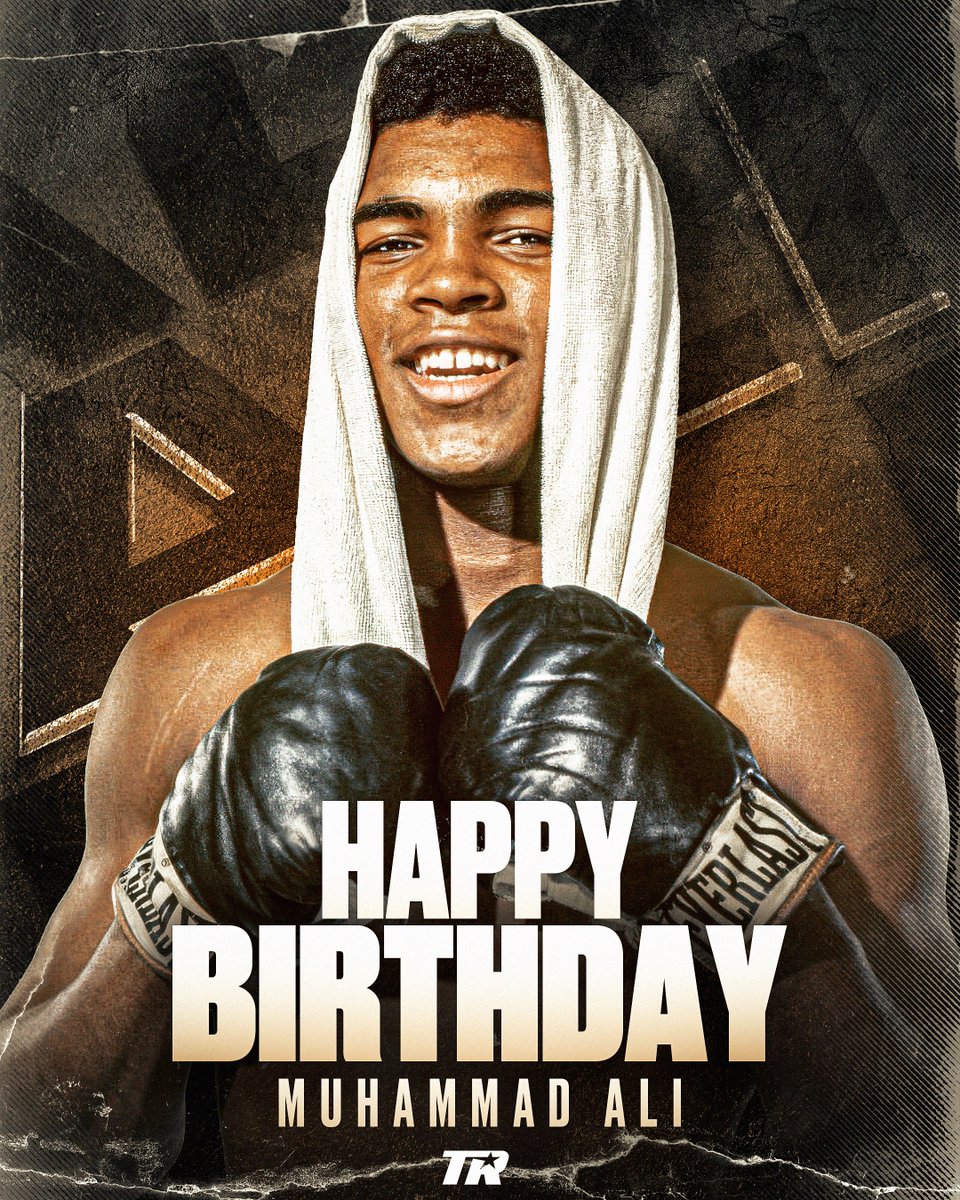 THE ONE &amp; ONLY 🐐

Happy birthday to the man who changed the sport of boxing forever, <a href="/MuhammadAli/">Muhammad Ali</a>!