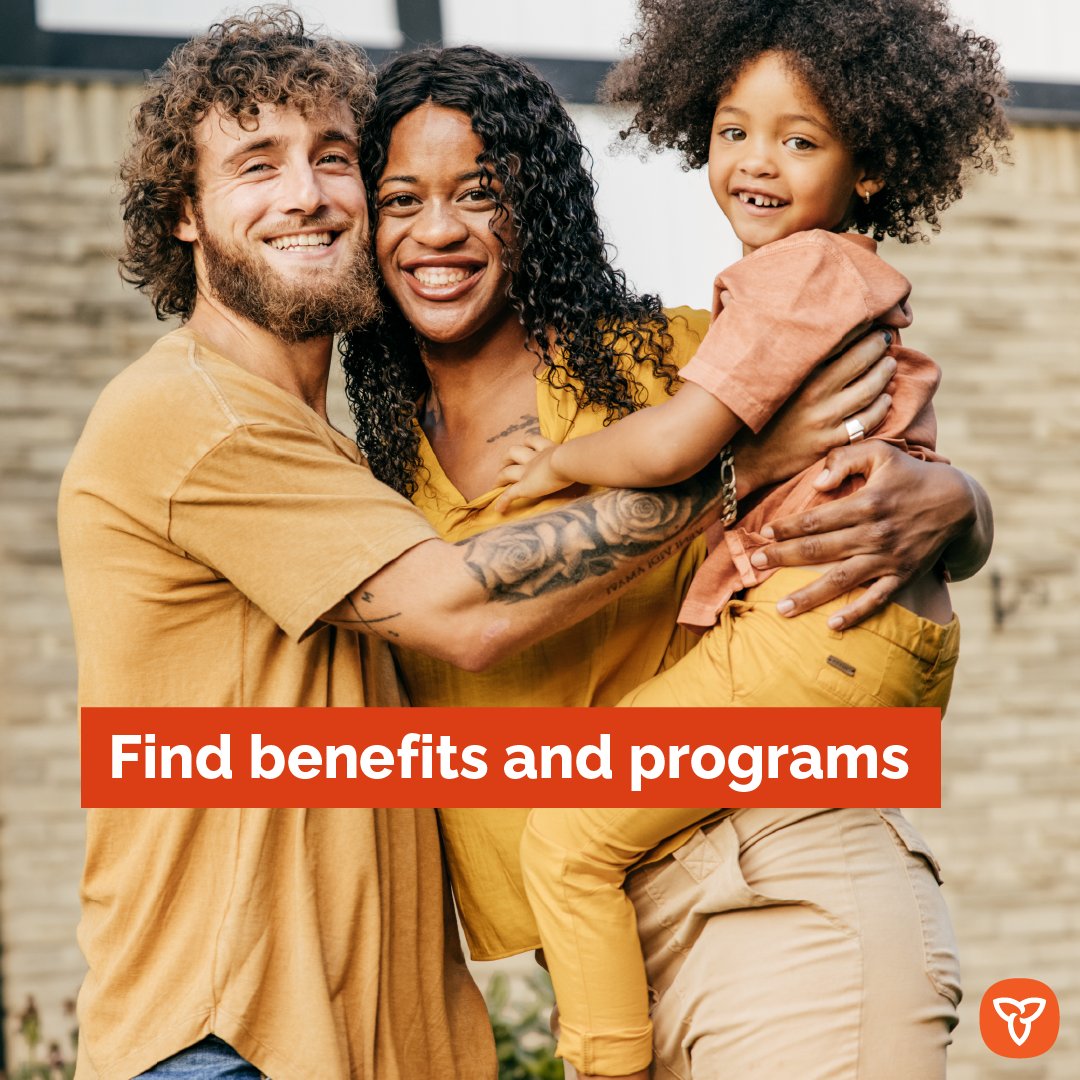 ONSocialService's tweet photo. Looking for an easy way to find the supports you might be eligible for? 

Ontario can help! Use this tool to find benefits and support programs that suit your needs.

Explore your options: https://t.co/F2gnAkmQMw https://t.co/TaV4EyycSK