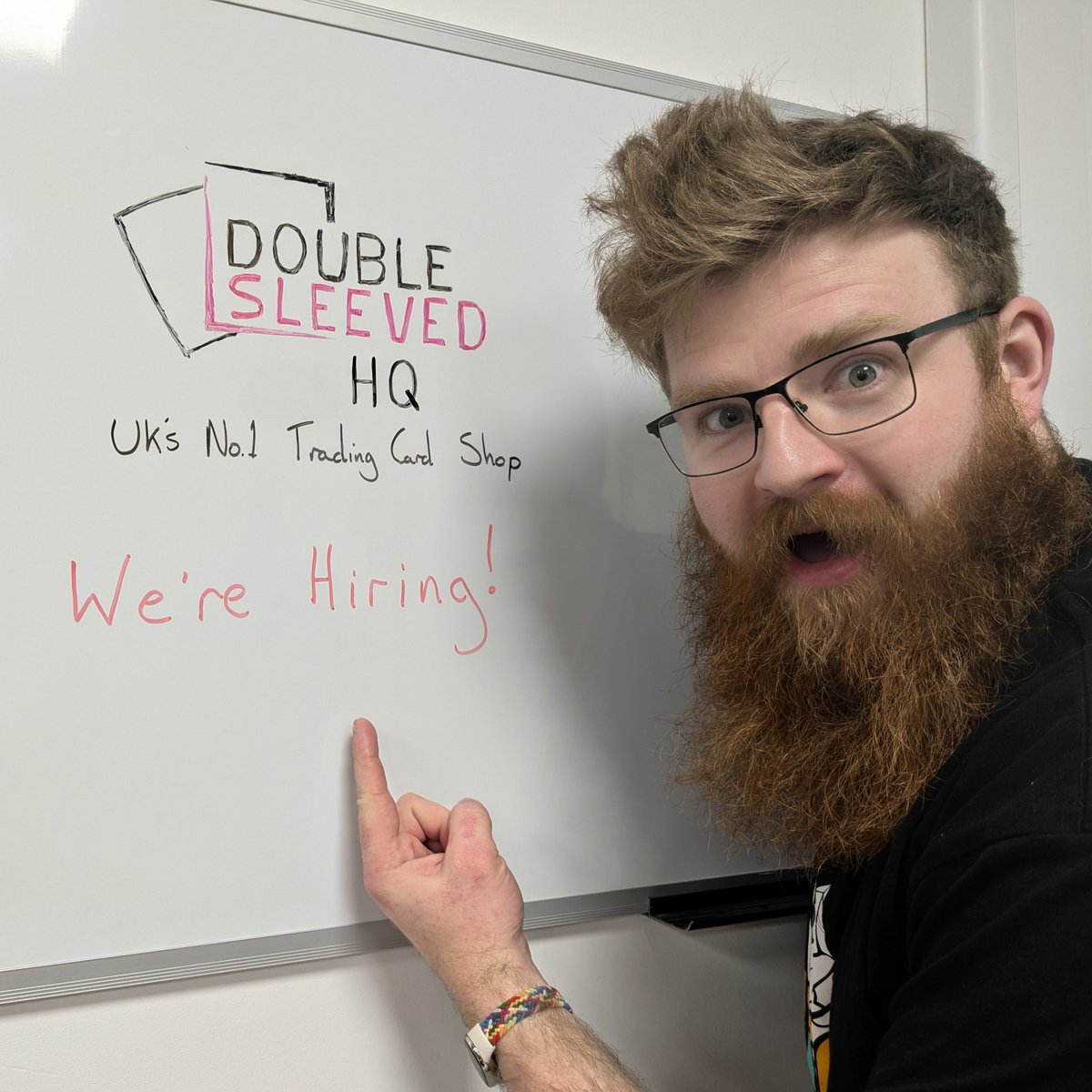 Incredible Announcement!

WE ARE HIRING!

If you want to be part of a fantastic TCG business and join Andrew and Jon in becoming the UK's No.1 Trading Card Shop, then check our job advert on the link:

doublesleeved.co.uk/pages/jobs

Please share this to others that might be interested!
